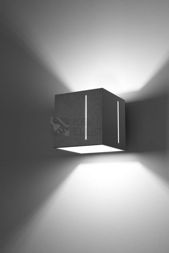 Obrázek produktu Nástěnné svítidlo SOLLUX Pixar G9 1x40W bez zdroje hliník šedá SL.0396 2