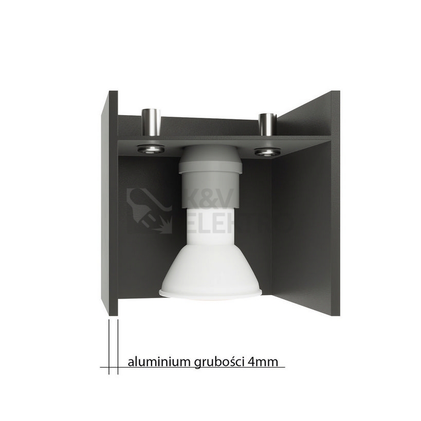 Obrázek produktu Nástěnné svítidlo SOLLUX Pixar G9 1x40W bez zdroje hliník šedá SL.0396 3