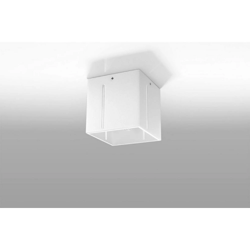 Stropní svítidlo SOLLUX Pixar G9 1x40W bez zdroje hliník bílá SL.0398