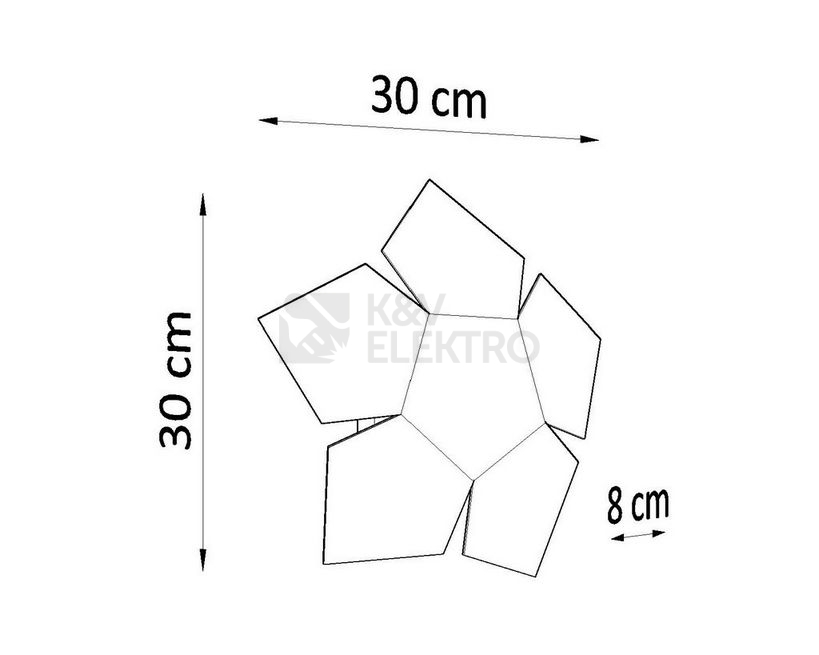 Obrázek produktu Nástěnné svítidlo SOLLUX Penta G9 2x40W bez zdroje ocel bílá SL.0422 3