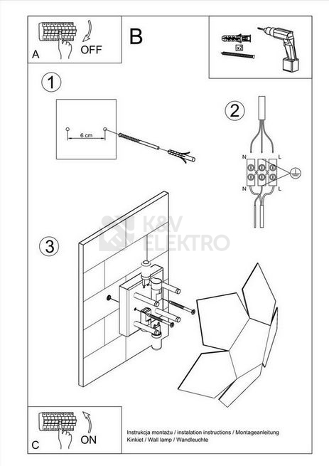 Obrázek produktu Nástěnné svítidlo SOLLUX Penta G9 2x40W bez zdroje ocel bílá SL.0422 4