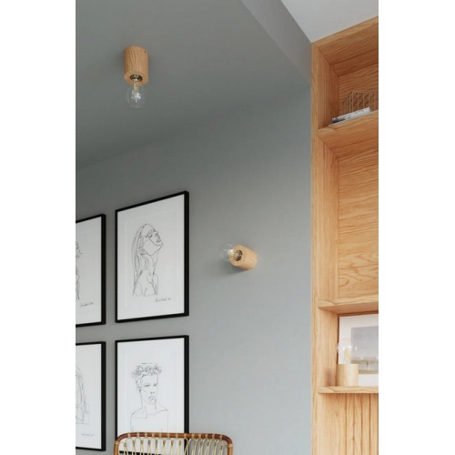 Stolní lampa SOLLUX Salgado E27 1x60W bez zdroje přírodní dřevo SL.0674 (obrázek 7)
