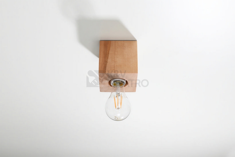 Obrázek produktu Stropní svítidlo SOLLUX Ariz E27 1x60W bez zdroje přírodní dřevo SL.0675 1