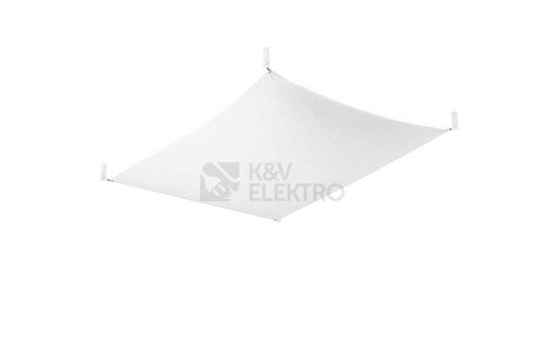 Obrázek produktu Stropní svítidlo SOLLUX Luna 1 G13 2x9W včetně světelného zdroje tkanina bílá SL.0737 0