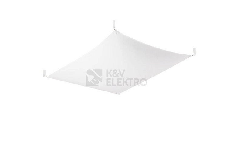 Obrázek produktu Stropní svítidlo SOLLUX Luna 1 G13 2x9W včetně světelného zdroje tkanina bílá SL.0737 0