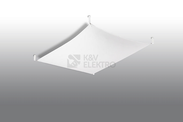 Obrázek produktu Stropní svítidlo SOLLUX Luna 1 G13 2x9W včetně světelného zdroje tkanina bílá SL.0737 1