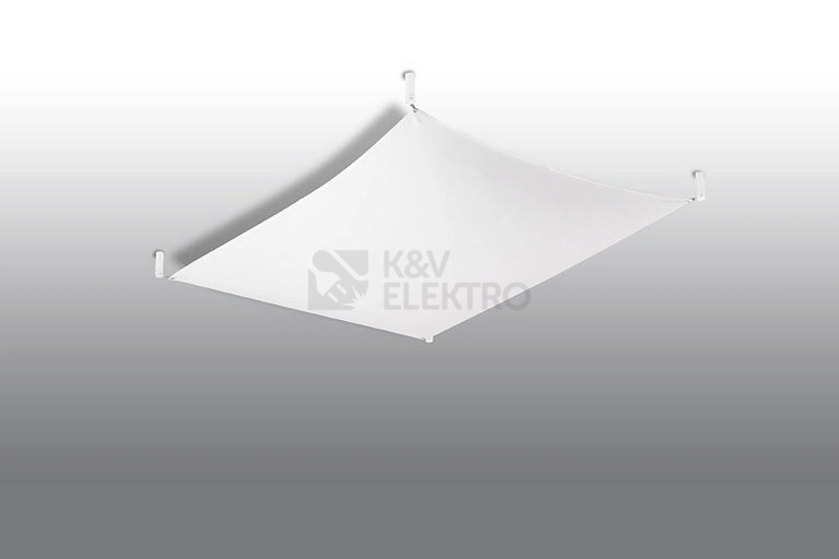 Obrázek produktu Stropní svítidlo SOLLUX Luna 1 G13 2x9W včetně světelného zdroje tkanina bílá SL.0737 1