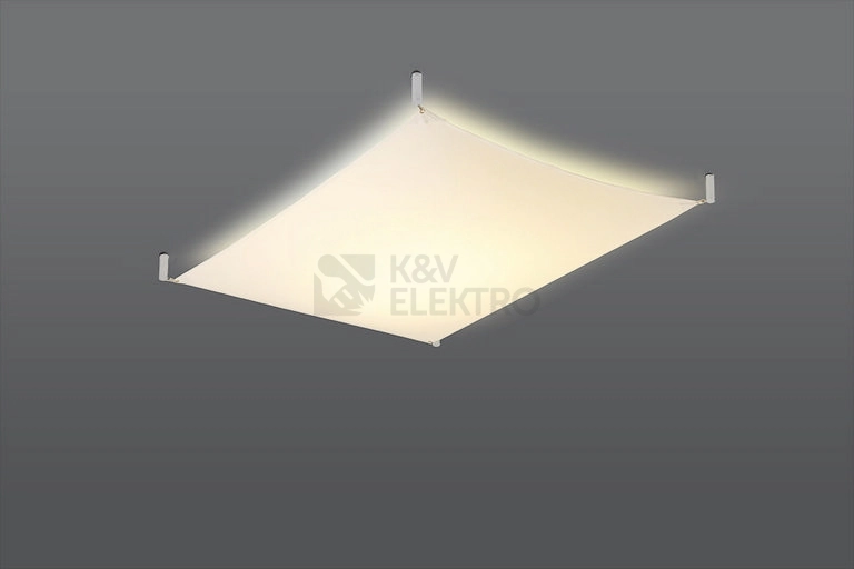 Obrázek produktu Stropní svítidlo SOLLUX Luna 1 G13 2x9W včetně světelného zdroje tkanina bílá SL.0737 2