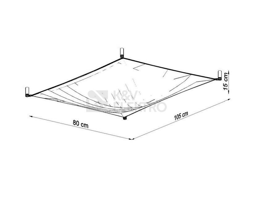 Obrázek produktu Stropní svítidlo SOLLUX Luna 1 G13 2x9W včetně světelného zdroje tkanina bílá SL.0737 3