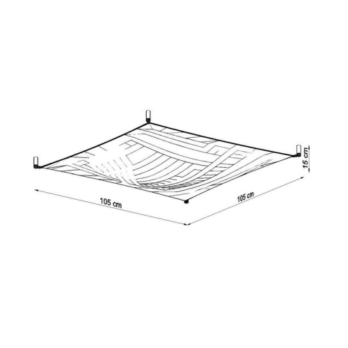 Stropní svítidlo SOLLUX Luna 2 G13 4x9W včetně světelného zdroje tkanina bílá SL.0738 (obrázek 3)