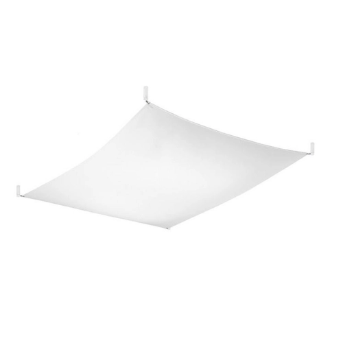 Stropní svítidlo SOLLUX Luna 3 G13 6x9W bez zdroje tkanina bílá SL.0739
