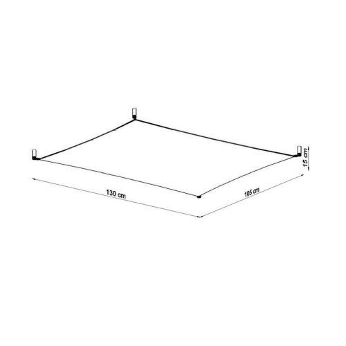 Stropní svítidlo SOLLUX Luna 3 G13 6x9W bez zdroje tkanina bílá SL.0739 (obrázek 4)