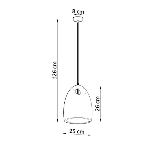 Závěsné svítidlo SOLLUX Bukano E27 1x60W bez zdroje keramika bílá SL.0842 (obrázek 4)