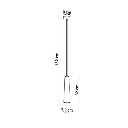 Závěsné svítidlo SOLLUX Electra GU10 1x40W bez zdroje keramika bílá SL.0845 (obrázek 4)