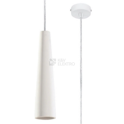 Závěsné svítidlo SOLLUX Electra GU10 1x40W bez zdroje keramika bílá SL.0845
