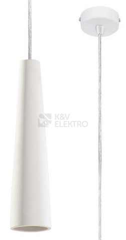 Obrázek produktu Závěsné svítidlo SOLLUX Electra GU10 1x40W bez zdroje keramika bílá SL.0845 0