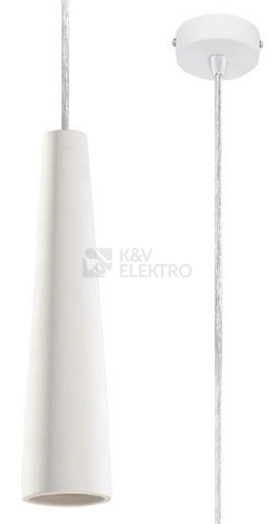 Obrázek produktu Závěsné svítidlo SOLLUX Electra GU10 1x40W bez zdroje keramika bílá SL.0845 0