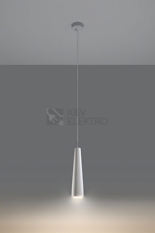Obrázek produktu Závěsné svítidlo SOLLUX Electra GU10 1x40W bez zdroje keramika bílá SL.0845 2