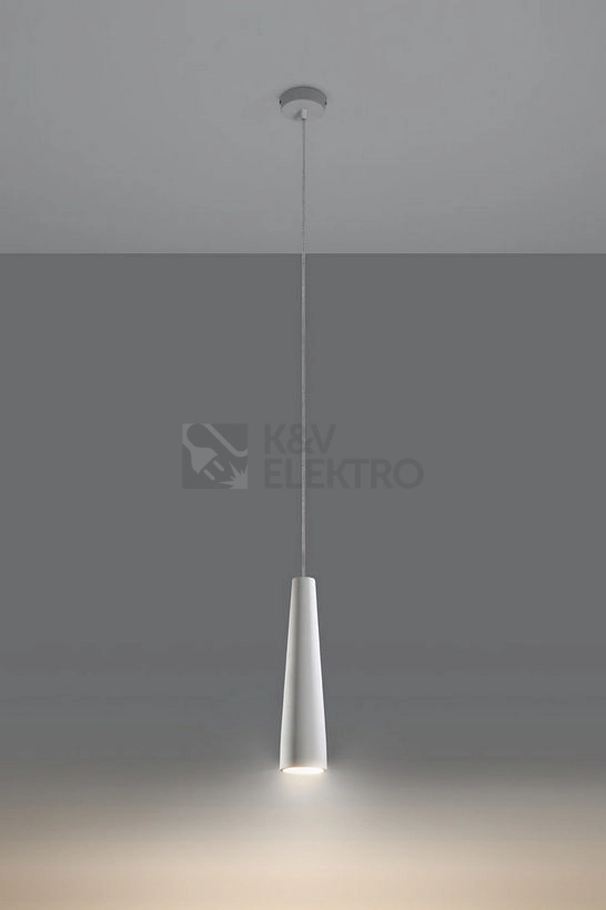 Obrázek produktu Závěsné svítidlo SOLLUX Electra GU10 1x40W bez zdroje keramika bílá SL.0845 2