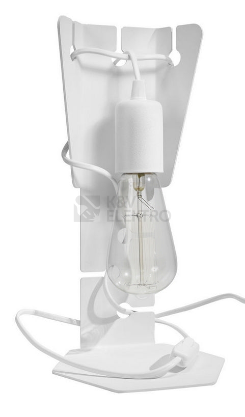 Obrázek produktu Stolní lampa SOLLUX Arby E27 1x60W bez zdroje ocel bílá SL.0879 0