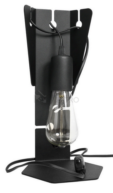 Obrázek produktu Stolní lampa SOLLUX Arby E27 1x60W bez zdroje ocel černá SL.0880 0
