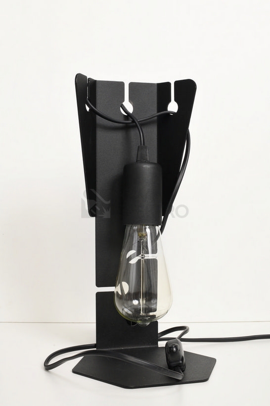 Obrázek produktu Stolní lampa SOLLUX Arby E27 1x60W bez zdroje ocel černá SL.0880 1