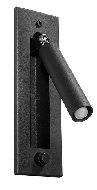 Obrázek produktu Nástěnné svítidlo SOLLUX Enif G9 1x12W bez zdroje ocel černá SL.0956 0