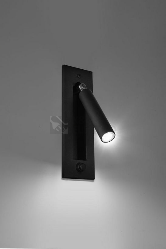 Obrázek produktu Nástěnné svítidlo SOLLUX Enif G9 1x12W bez zdroje ocel černá SL.0956 2