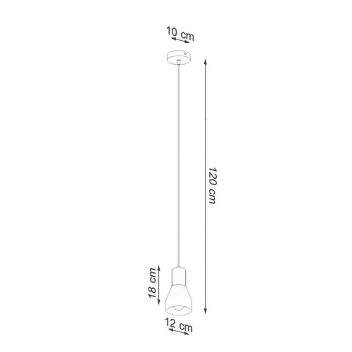 Závěsné svítidlo SOLLUX Qubic E27 1x60W bez zdroje beton/dřevo černá/přírodní dřevo SL.0963 (obrázek 7)
