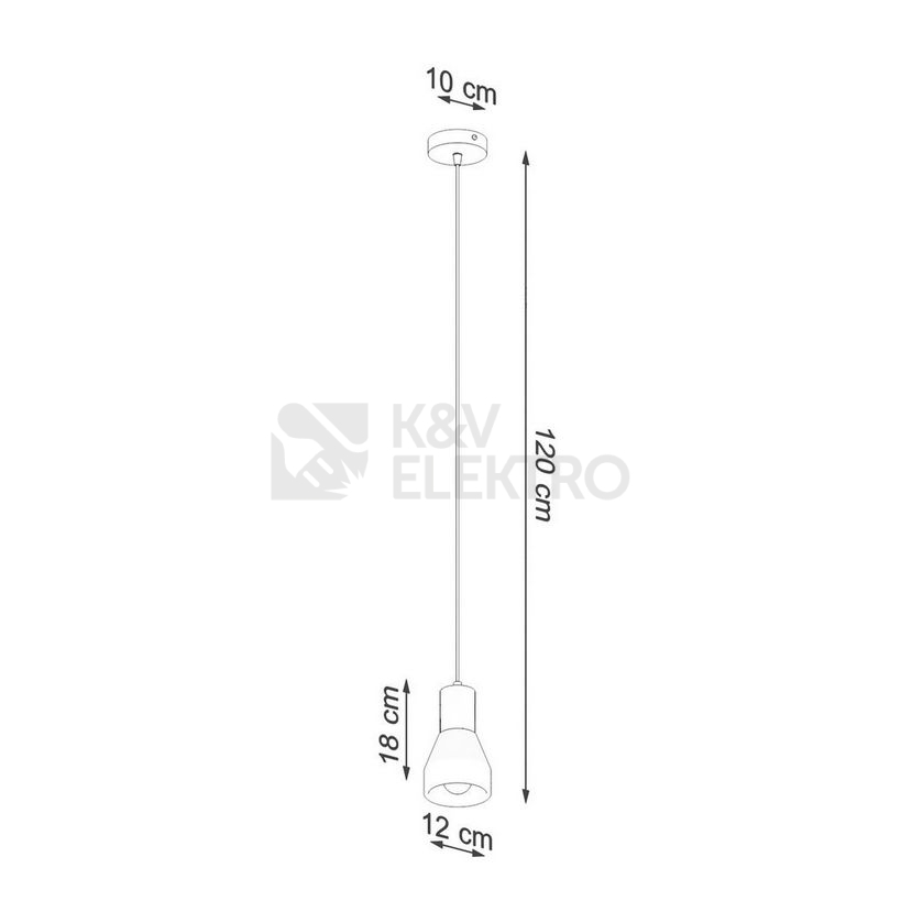 Obrázek produktu Závěsné svítidlo SOLLUX Qubic E27 1x60W bez zdroje beton/dřevo černá/přírodní dřevo SL.0963 3