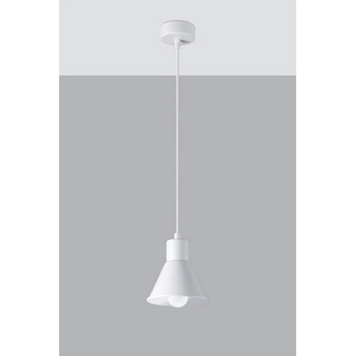 Závěsné svítidlo SOLLUX Taleja 1 E27 1x60W bez zdroje ocel bílá SL.0983 (obrázek 6)