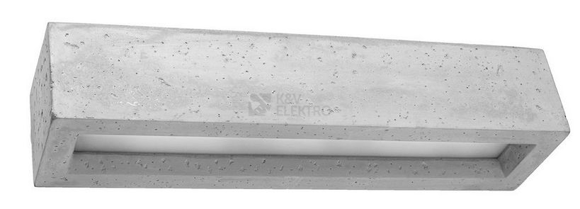 Obrázek produktu Nástěnné svítidlo SOLLUX Vega 50 E27 2x60W bez zdroje beton/sklo SL.0993 0