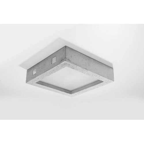 Stropní LED svítidlo SOLLUX Riza 18W beton/sklo SL.0995 (obrázek 3)
