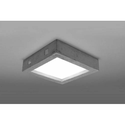 Stropní LED svítidlo SOLLUX Riza 18W beton/sklo SL.0995 (obrázek 4)