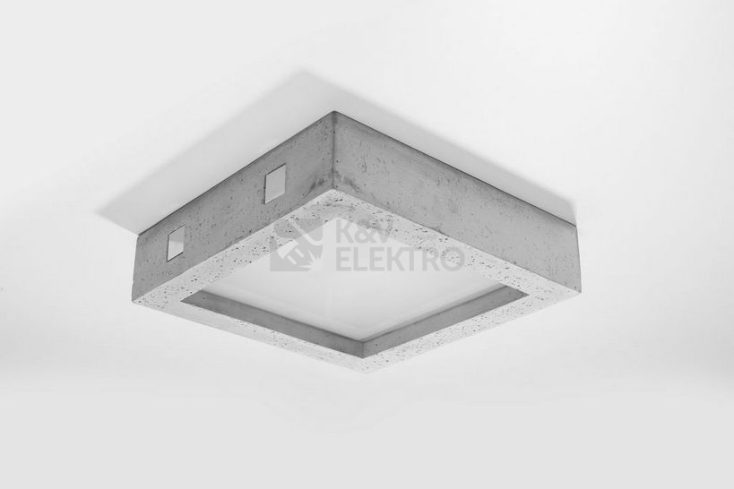 Obrázek produktu Stropní LED svítidlo SOLLUX Riza 18W beton/sklo SL.0995 1