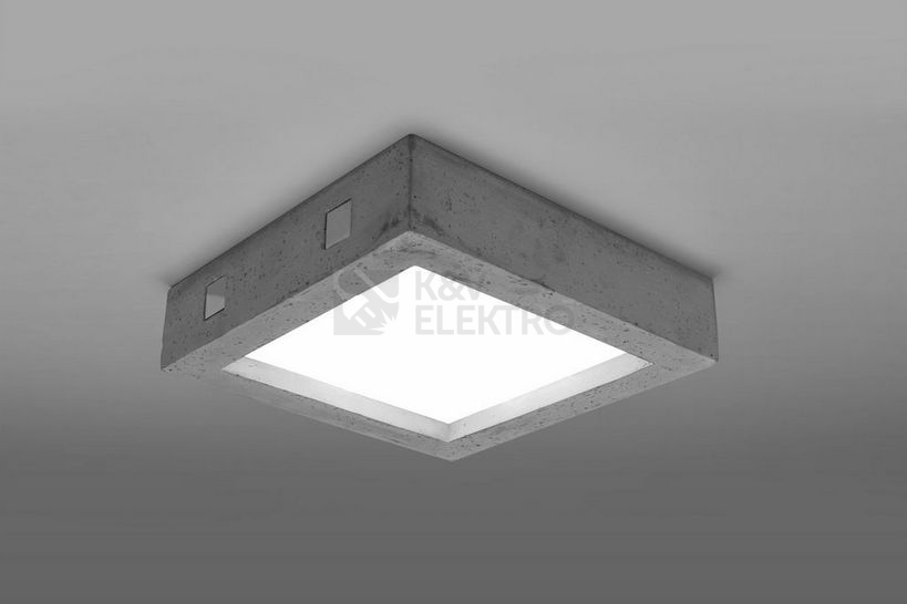 Obrázek produktu Stropní LED svítidlo SOLLUX Riza 18W beton/sklo SL.0995 2