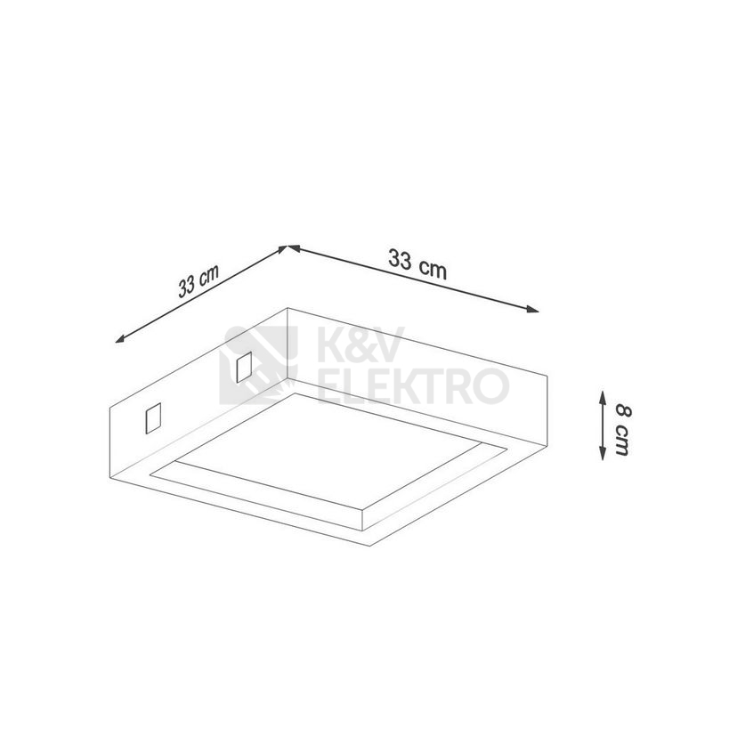 Obrázek produktu Stropní LED svítidlo SOLLUX Riza 18W beton/sklo SL.0995 3