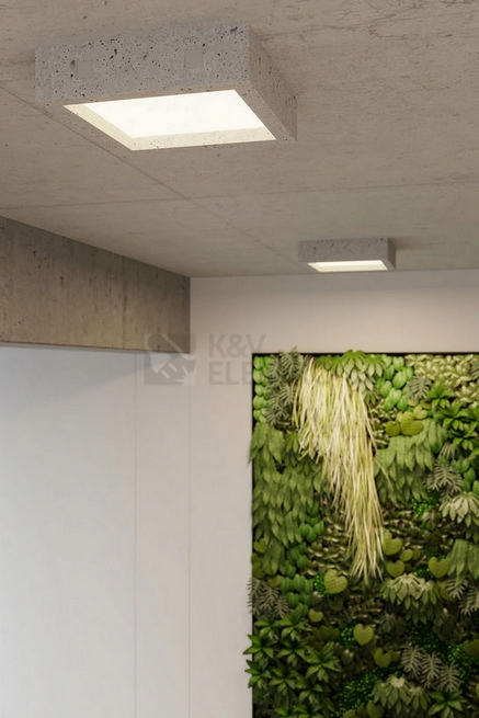 Obrázek produktu Stropní LED svítidlo SOLLUX Riza 18W beton/sklo SL.0995 6