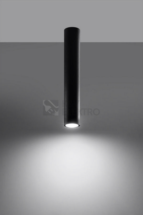 Obrázek produktu Stropní svítidlo SOLLUX Lagos 40 GU10 1x40W bez zdroje ocel černá SL.1002 3
