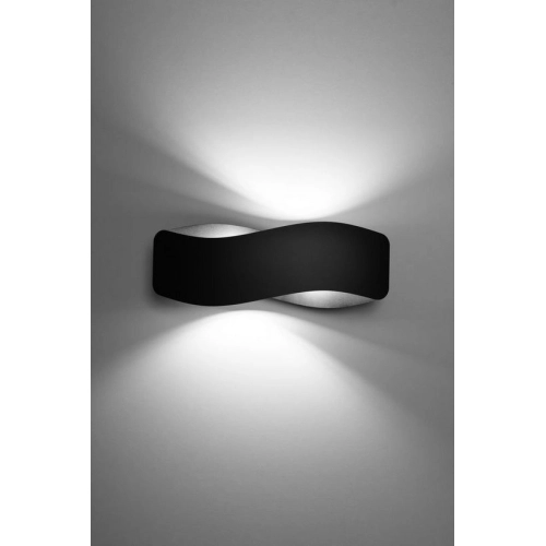 Nástěnné svítidlo SOLLUX Tila 40 G9 2x40W bez zdroje ocel černá SL.1020 (obrázek 7)