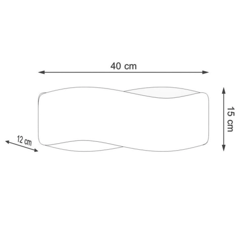 Nástěnné svítidlo SOLLUX Tila 40 G9 2x40W bez zdroje ocel černá SL.1020 (obrázek 3)