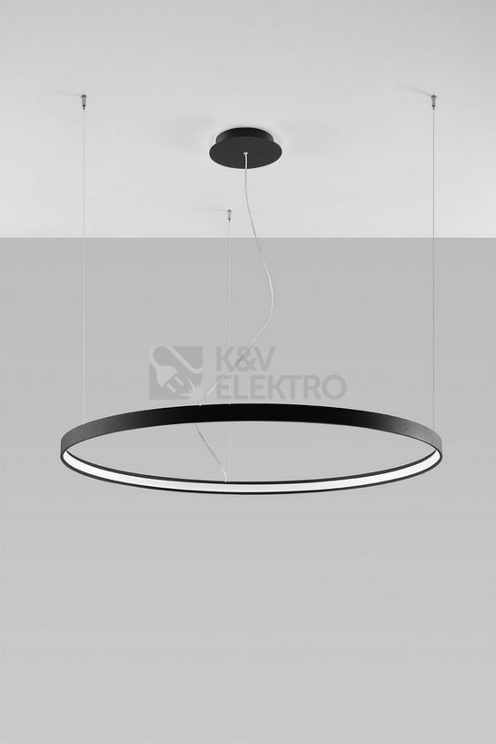 Obrázek produktu  Závěsné LED svítidlo SOLLUX Rio 110 3000K 70W ocel černá TH.103 1