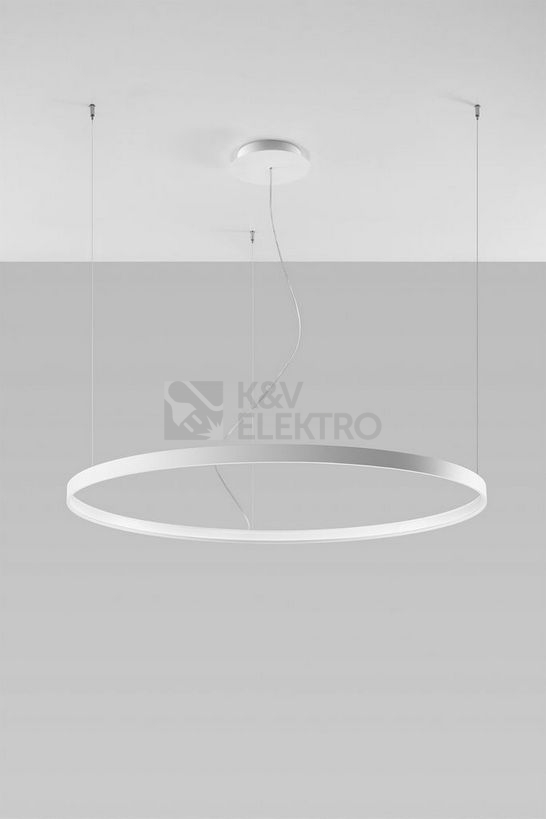 Obrázek produktu  Závěsné LED svítidlo SOLLUX Rio 110 3000K 70W ocel bílá TH.104 1