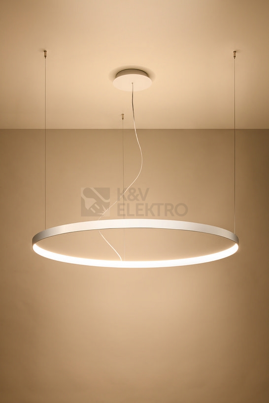 Obrázek produktu  Závěsné LED svítidlo SOLLUX Rio 110 3000K 70W ocel bílá TH.104 2