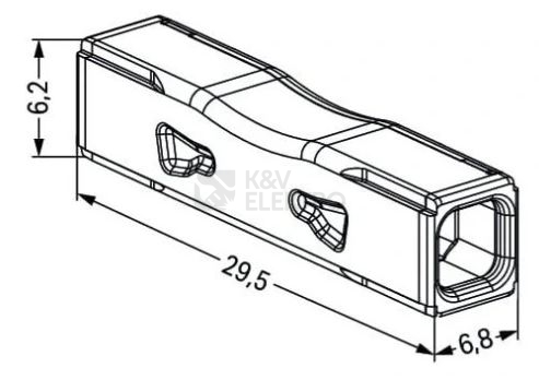 Obrázek produktu  Spojovací svorka WAGO 2773-2401 PUSH WIRE Inline 2x4 1