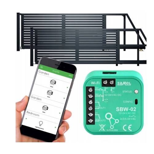 Wi-Fi spínací relé brány Zamel Supla SBW-02