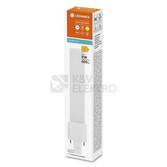 Obrázek produktu LED žárovka G23 LEDVANCE DULUX S 4W (9W) teplá bílá (3000K) 1