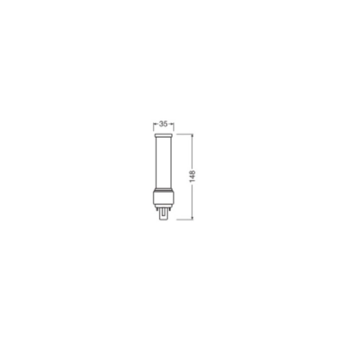 LED žárovka G24d-2 LEDVANCE PLC Dulux D 7W (18W) neutrální bílá (4000K) (obrázek 5)