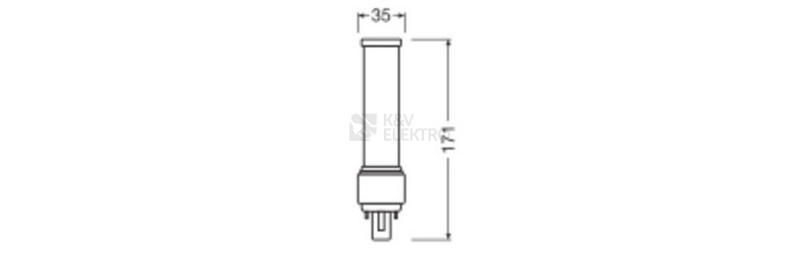 Obrázek produktu LED žárovka G24d-3 LEDVANCE PLC Dulux D 9W (26W) neutrální bílá (4000K) 2