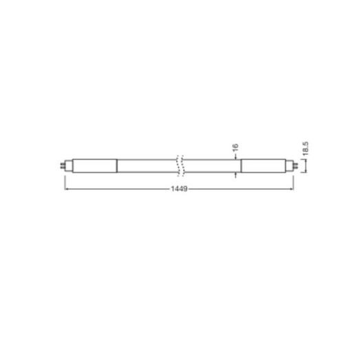 LED trubice zářivka LEDVANCE SubstiTUBE T5 AC (pouze 230V) 150cm HO G5 36W (80W) 6500K (obrázek 4)